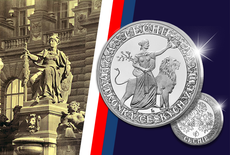 Pamětní medaile vzdává úctu Čechii, slavné patronce českých zemí