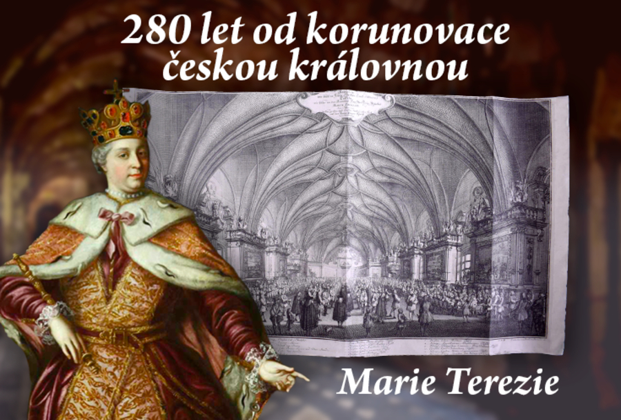 Marie Terezie měla jako první i poslední žena na hlavě svatováclavskou korunu