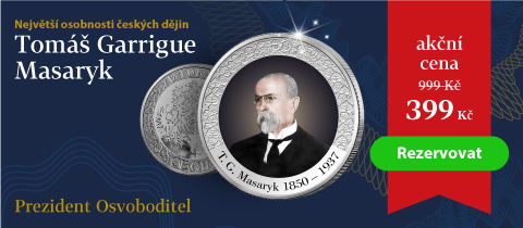 Oficiální pamětní ražba T. G. Masaryk zušlechtěná ryzím stříbrem