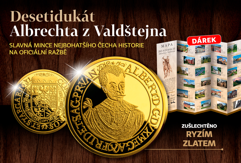 CREP - Nejvzácnější zlaté mince světa - 8194 Albrecht - 30mm NEW