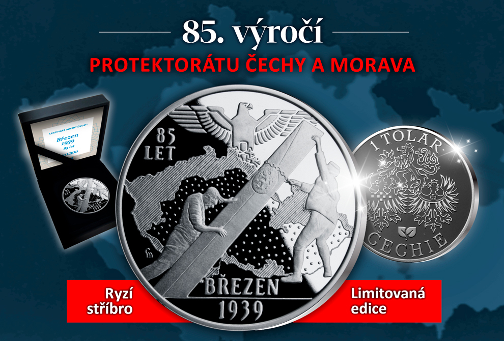 M2467AG - Protektorát Čechy a Morava – 85 let, stříbrná výroční ražba