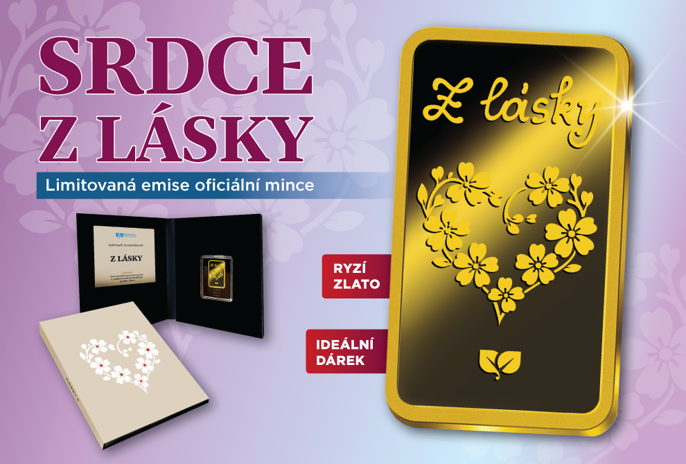 M3796AU CSIN, NIUE 2026 HALF DOLLAR Z LÁSKY 1/200 oz AU 999,9/1000 Proof