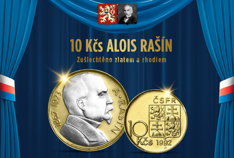 NNA, 10 KC RASIN 1990-1993 GLP RHODIUM