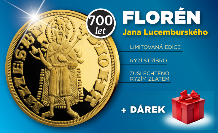8152 COSAG - Nejslavnější mince Česka a Slovenska - Florén Jana Lucemburského