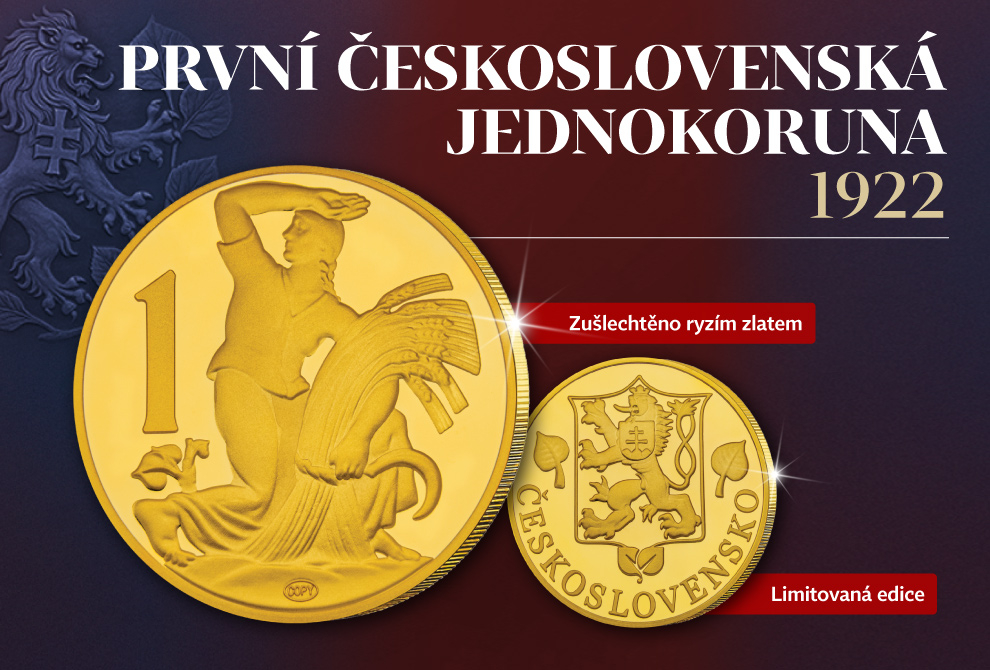 8166 - CCCBM7 - 1 koruna 1922 starter + blistr