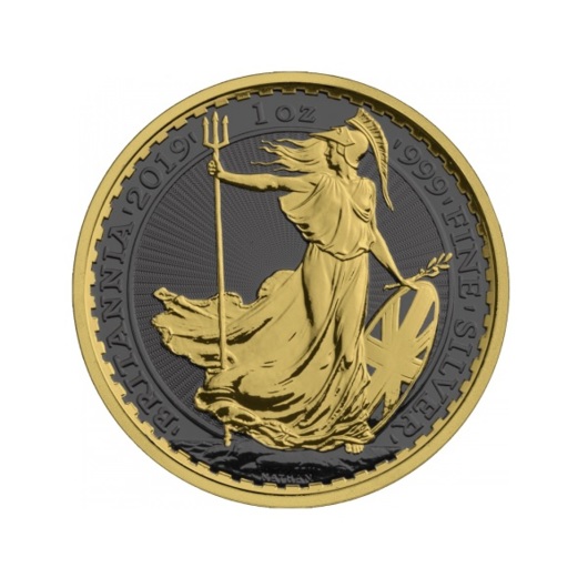 Britannia 2019 stříbrná mince Golden Ring 1 oz