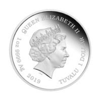Lisa Simpsonová stříbrná mince 1 oz Proof