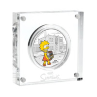 Lisa Simpsonová stříbrná mince 1 oz Proof