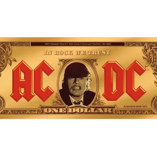 AC/DC Angus Buck zlatá bankovka
