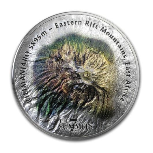 Kilimanjaro stříbrná mince 5 oz