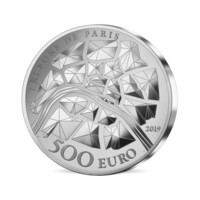 Poklady Paříže - Eiffelova věž stříbrná mince 1 kg