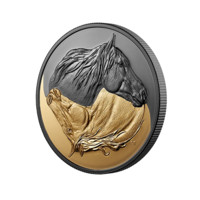 Kanadský kůň stříbrná mince 1 oz