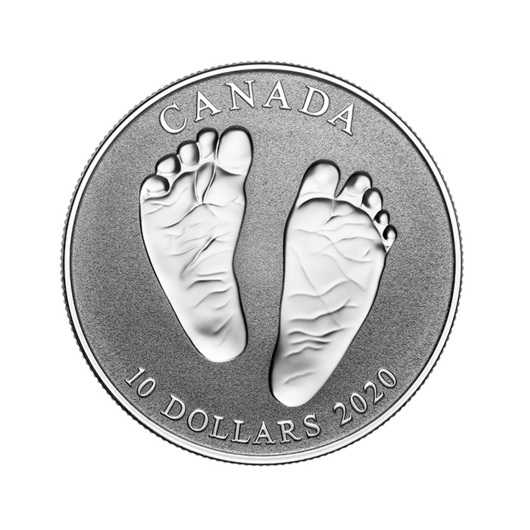 Vítej na světě v roce 2020! stříbrná pamětní mince proof