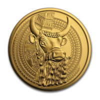 Magické zlato Mezopotámie zlatá mince 1/2 oz Proof