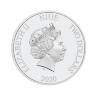 Lunární rok krysy stříbrná mince 1 oz kolorovaná