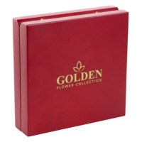 Zlatá růže - královna květin stříbrná mince 1 oz Proof