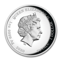 James Bond stříbrná mince 1 oz proof vysoký reliéf