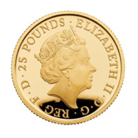 Britannia 2020 zlatá mince 1/4 oz Proof