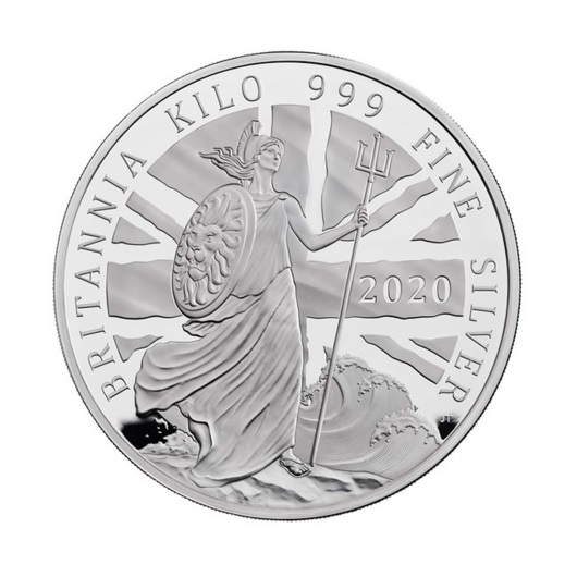 Britannia stříbrná mince 1 kg Proof