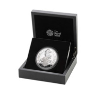 Bílý kůň Hannoveru stříbrná mince 5 oz proof