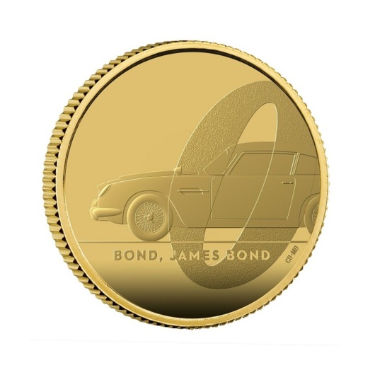Bond, James Bond zlatá mince 1/4 oz Proof