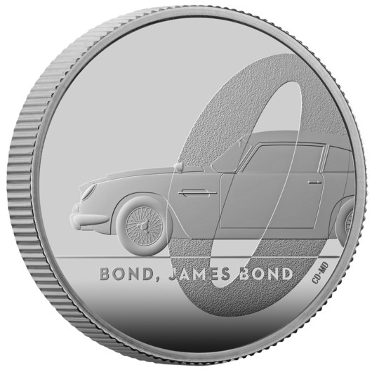 Bond, James Bond stříbrná mince 1/2 oz Proof
