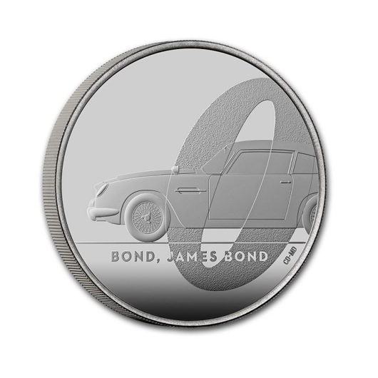 Bond, James Bond pamětní mince ve sběratelském blisteru