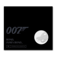 Bond, James Bond pamětní mince ve sběratelském blisteru