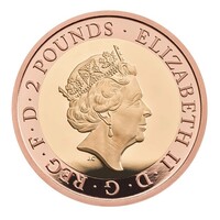 250. výročí objevitelské cesty Jamese Cooka zlatá mince Proof Velká Británie 2020