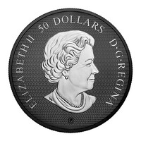 Javorové listy v pohybu stříbrná mince 5 oz Proof 2020