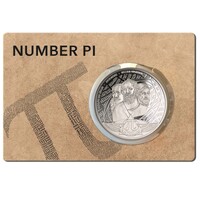 Číslo Pí  stříbrná mince 1 oz Proof