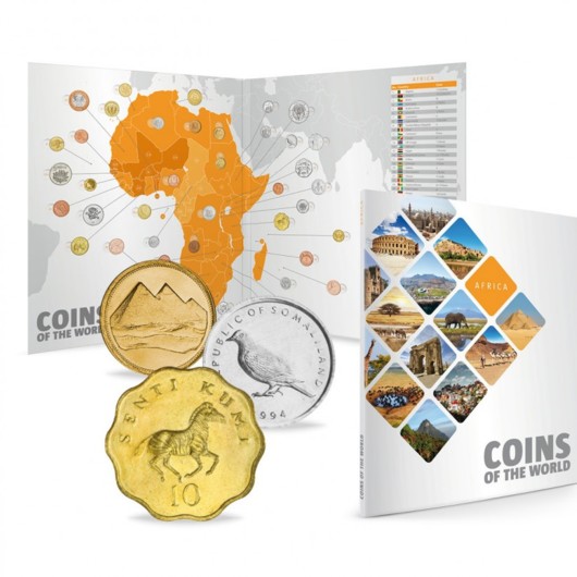 Světové mince - sběratelské album Afrika