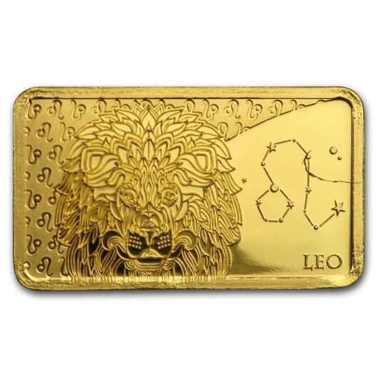 Znamení Lva zlatá mince Proof