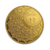 Lunární Rok Vepře 2019 zlatá mince Francie 1\/4 oz Proof