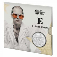 Elton John pamětní mince ve sběratelském blisteru
