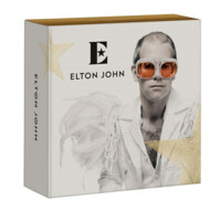 Elton John stříbrná mince 1/2 oz proof