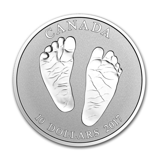 Vítej na světě v roce 2017! stříbrná pamětní mince