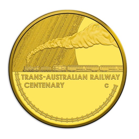 100 let Transaustralské železnice 1\/10 oz