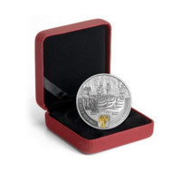100 let od bitvy u Passchendaele stříbrná mince 1 oz proof pozlacená