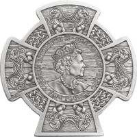 Boudica - Warrior Queen stříbrná mince 3 oz Antique