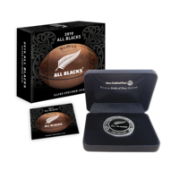 All Blacks stříbrná mince 1 oz