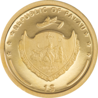 Zlatý čtyřlístek 2021 zlatá mince proof 1 g