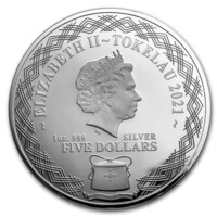 Lunární Rok Buvola 2021 stříbrná mince 1 oz proof