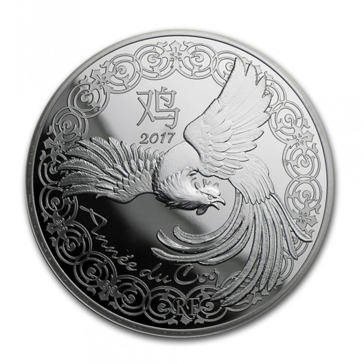 Lunární rok Kohouta na pamětní stříbrné minci