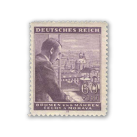 Poštovní známka protektorát Hitler 60 + 140