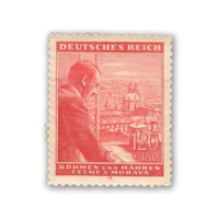 Poštovní známka protektorát 120 + 380