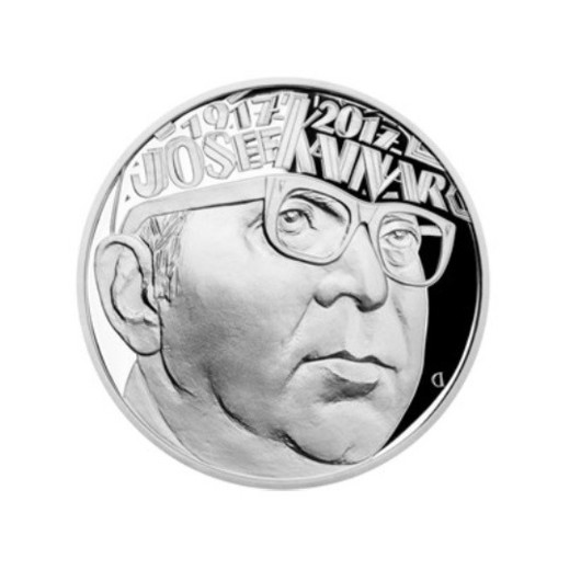 100. výročí narození Josefa Kainara stříbrná mince Proof