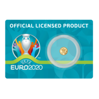 Oficiální nejmenší zlatá mince UEFA 2020 – Oficiální logo