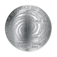 Mléčná dráha 3D stříbrná mince Proof