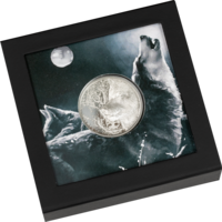 Divoký vlk stříbrná mince 1 oz Proof